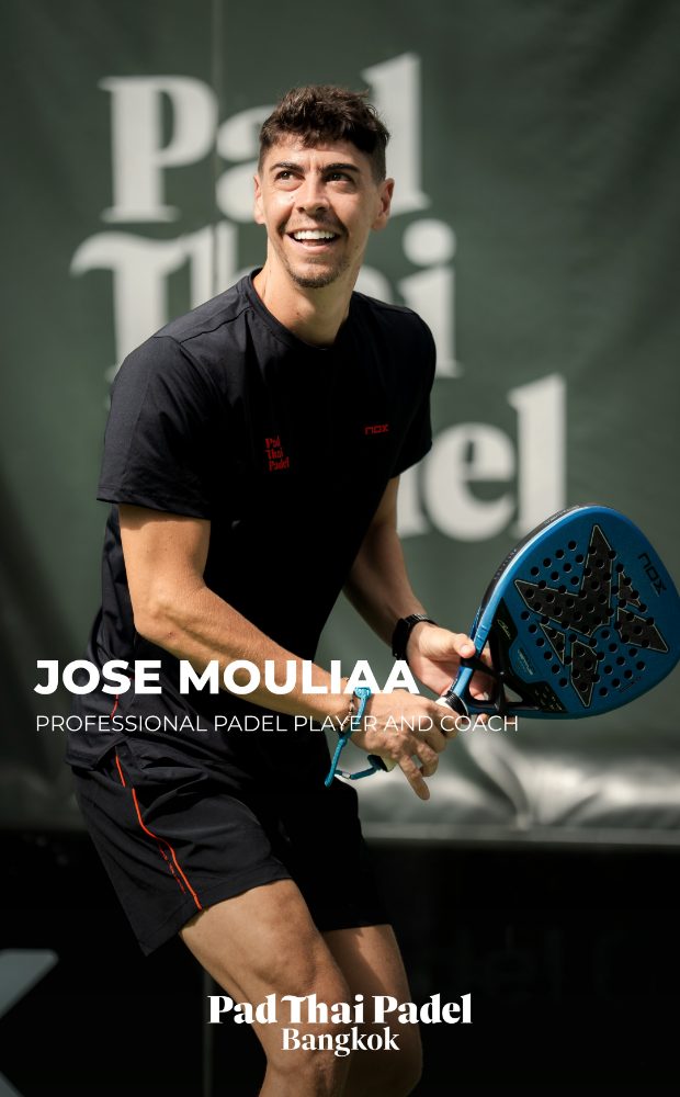 Jose Mouliaa — professional padel player and coach, Bangkok