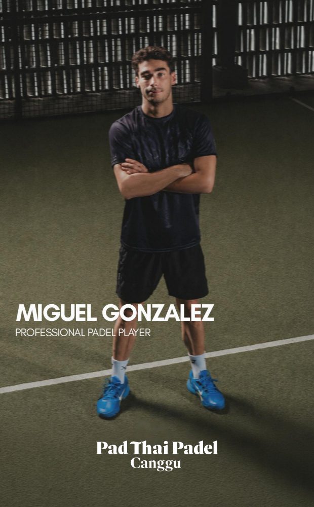 Miguel Gonzalez — professional padel player, Canggu