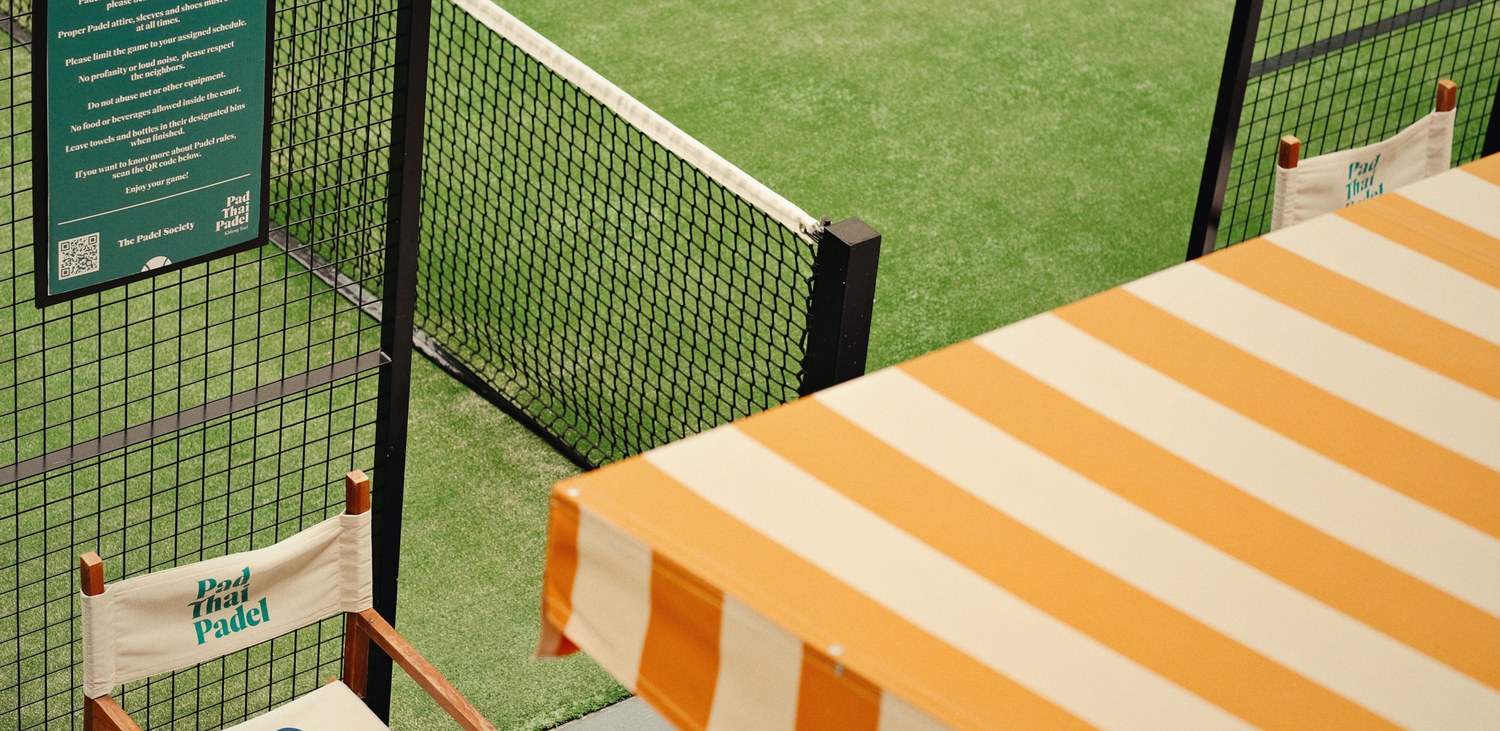 The Padel Society court at Pad Thai Padel